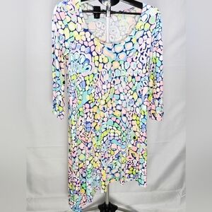 Lilly Pulitzer Ariana Gypsy Jungle Asymmetrical Dress, Medium